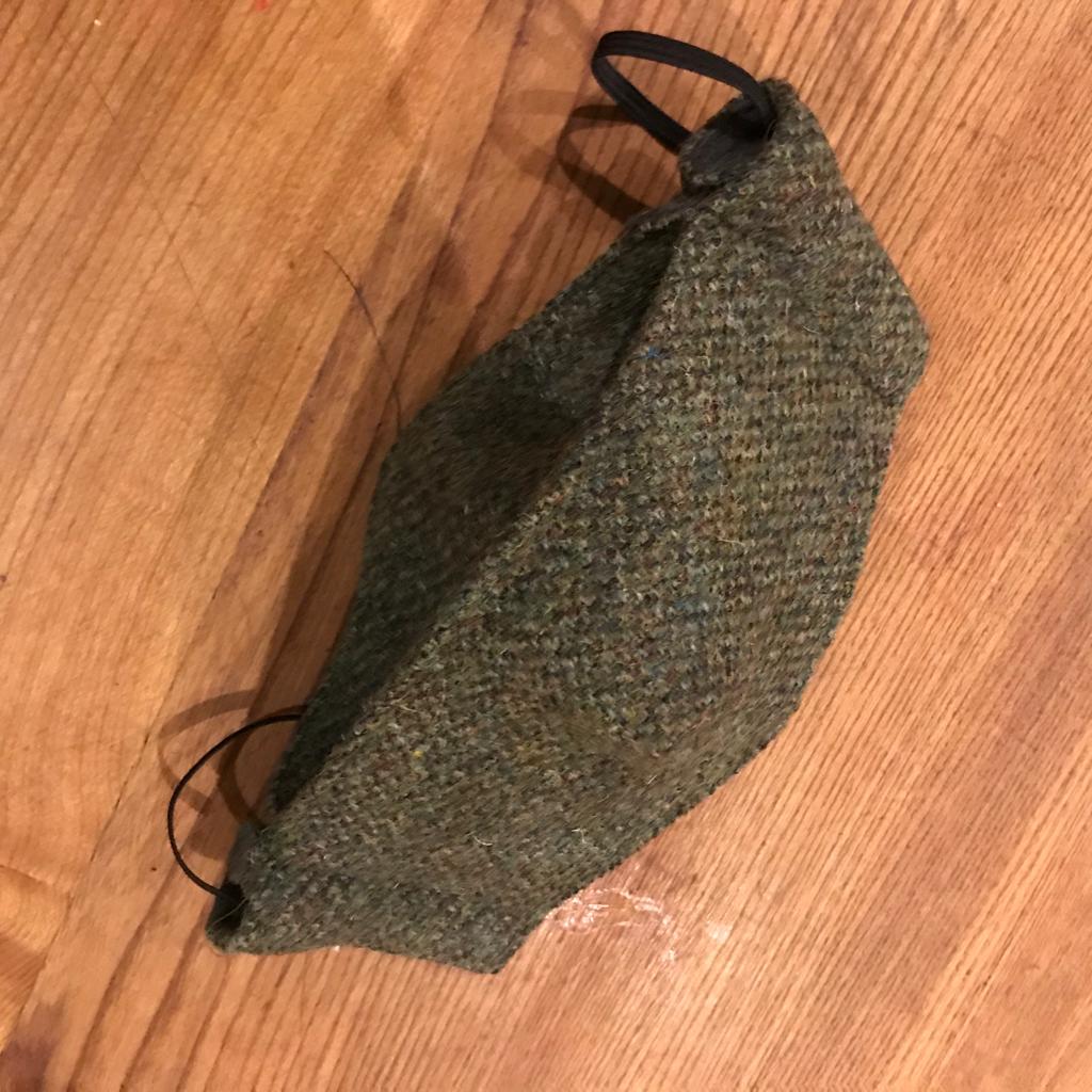Harris Tweed Mask with Cashmere Lining